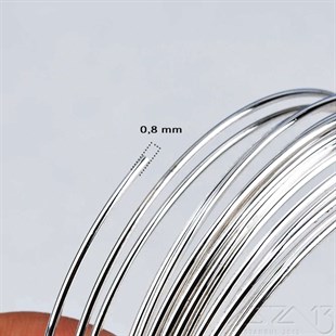 Hafızalı Bileklik Teli / Çelik / 6 cm / 20 Sıra