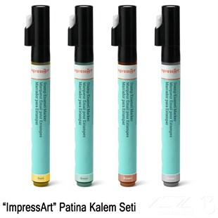 ImpressArt Damga Mürekkebi Kalem Seti (Mine)