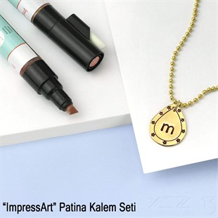ImpressArt Damga Mürekkebi Kalem Seti (Mine)
