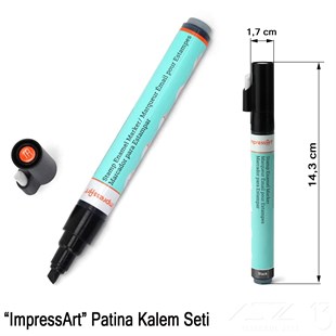 ImpressArt Damga Mürekkebi Kalem Seti (Mine)