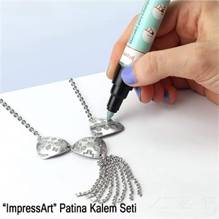 ImpressArt Damga Mürekkebi Kalem Seti (Mine)