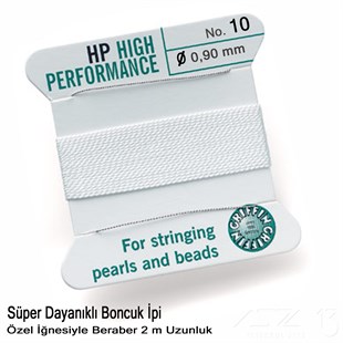 İp - Super Dayanıklı, Kendinden İğneli - 0,90 mm - N10 - 2 Metre 