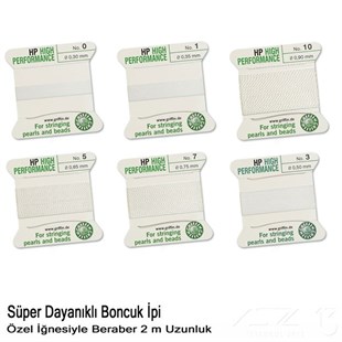 İp - Super Dayanıklı, Kendinden İğneli - 0,50 mm - N3 - 2 Metre 