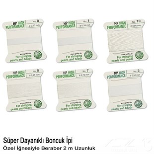 İp - Super Dayanıklı, Kendinden İğneli - 0,90 mm - N10 - 2 Metre 