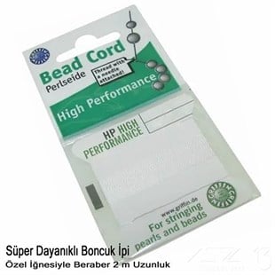 İp - Super Dayanıklı, Kendinden İğneli - 0,80 mm - N8 - 2 Metre 