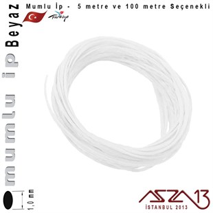 MG White, Megafil Extra Mumlu İp - 1,0 mm Kalınlıkta / 5 veya 100 metre
