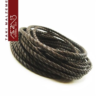 Doğal Pamuk, 2,00 mm Kahverengi Kordon / Paket İçeriği 3 m