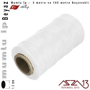 MG White, Megafil Extra Mumlu İp - 1,0 mm Kalınlıkta / 5 veya 100 metre