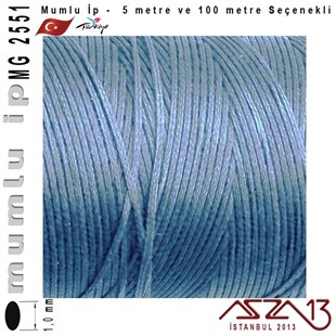 MG 2551, Megafil Extra Mumlu İp - 1,0 mm Kalınlıkta / 5 veya 100 metre
