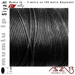 MG Black, Megafil Extra Mumlu İp - 1,0 mm Kalınlıkta / 5 veya 100 metre