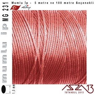 MG 231, Megafil Extra Mumlu İp - 1,0 mm Kalınlıkta / 5 veya 100 metre