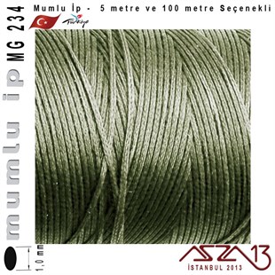 MG 234, Megafil Extra Mumlu İp - 1,0 mm Kalınlıkta / 5 veya 100 metre