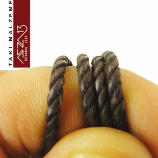 Doğal Pamuk, 2,00 mm Kahverengi Kordon / Paket İçeriği 3 m