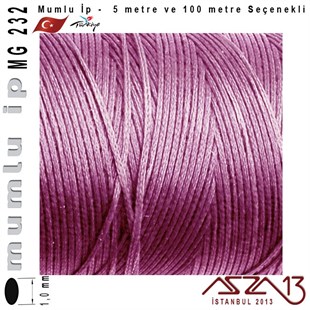 MG 232, Megafil Extra Mumlu İp - 1,0 mm Kalınlıkta / 5 veya 100 metre