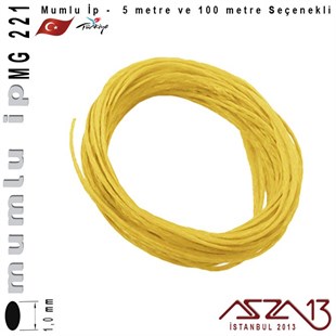 MG 221, Megafil Extra Mumlu İp - 1,0 mm Kalınlıkta / 5 veya 100 metre