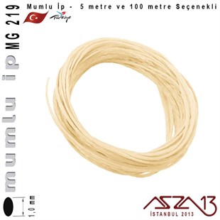 MG 219, Megafil Extra Mumlu İp - 1,0 mm Kalınlıkta / 5 veya 100 metre