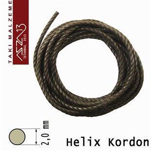 Doğal Pamuk, 2,00 mm Kahverengi Kordon / Paket İçeriği 3 m