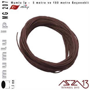 MG 207, Megafil Extra Mumlu İp - 1,0 mm Kalınlıkta / 5 veya 100 metre