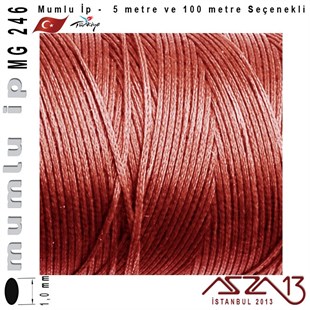 MG 246, Megafil Extra Mumlu İp - 1,0 mm Kalınlıkta / 5 veya 100 metre