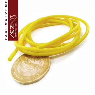 Sarı 2,00 mm Kauçuk Esnek Kordon / Paket İçeriği 1 m