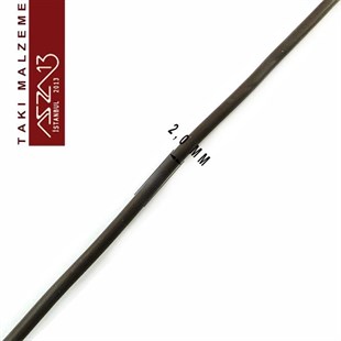 Kahverengi 2,00 mm Kauçuk Esnek Kordon / Paket İçeriği 1 m
