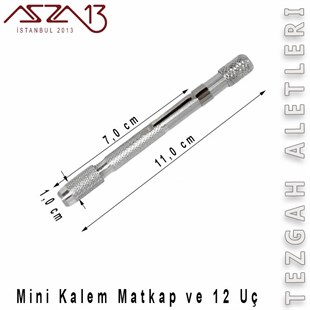 Mini Kalem Matkap Seti (12 Uç)