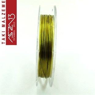 Altın Rengi 35 Mikron (0,35 mm) Emaye Kaplı Tel / Paket İçeriği 1 Adet