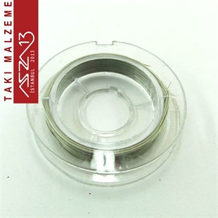 Gümüş Rengi 35 Mikron (0,35 mm) Emaye Kaplı Tel / Paket İçeriği 1 Adet