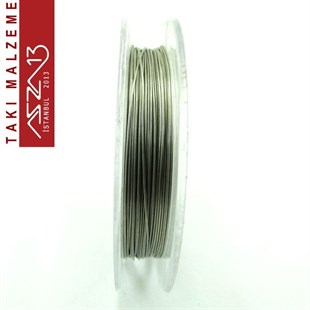 Gümüş Rengi 35 Mikron (0,35 mm) Emaye Kaplı Tel / Paket İçeriği 1 Adet