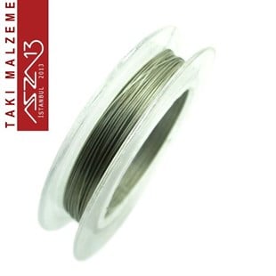 Gümüş Rengi 35 Mikron (0,35 mm) Emaye Kaplı Tel / Paket İçeriği 1 Adet
