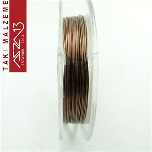 Kahve Rengi 35 Mikron (0,35 mm) Emaye Kaplı Tel / Paket İçeriği 1 Adet