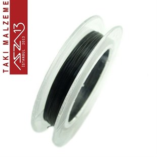 Siyah Rengi 35 Mikron (0,35 mm) Emaye Kaplı Tel / Paket İçeriği 1 Adet