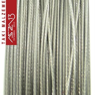 0.30 mm Gümüş Kaplamalı 100 Metre Çelik Tel / Paket İçeriği 1 Adet