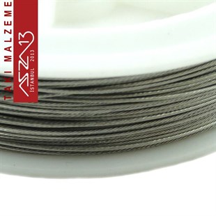 0.30 mm Gümüş Kaplamalı 100 Metre Çelik Tel / Paket İçeriği 1 Adet