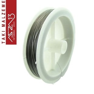 0.30 mm Gümüş Kaplamalı 100 Metre Çelik Tel / Paket İçeriği 1 Adet
