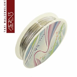 0.60 mm Gümüş Kaplamalı 3,5 m Metre Yumuşak Pirinç Tel