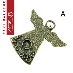 Antik Pirinç Kaplamalı Kaftan / Paket İçeriği 1 Adet