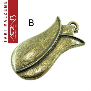 Antik Pirinç Kaplamalı Ramses ve Lale / Paket İçeriği 1 Adet