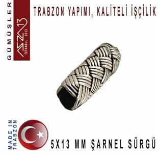 5x13 mm Şarnel 1000K Eskitilmiş Gümüş Kazaziye Sürgü / Paket İçeriği 1Adet