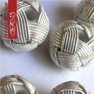 5x7 mm Çaplarında 1000K Gümüş Kazaziye Top / Paket İçeriği 1 Adet