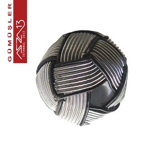 5x7 mm Çaplarında 1000K Oksitli Gümüş Kazaziye Top / Paket İçeriği 1 Adet