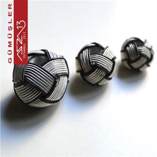 7x9 mm Çaplarında 1000K Oksitli Gümüş Kazaziye Top / Paket İçeriği 1 Adet