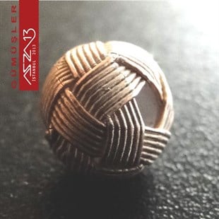 7x9 mm Çaplarında 1000K Gümüş Üzeri Rose Altın Kaplama Kazaziye Top / Paket İçeriği 1 Adet