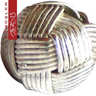 8x10 mm Çaplarında 1000K Gümüş Kazaziye Top / Paket İçeriği 1 Adet