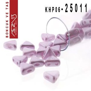 Kheops Par Puca 6 mm P. L. Lilac (Pastel A. Lila) Boncuk (25011) / Paket İçeriği 65 Adet (9 Gr)