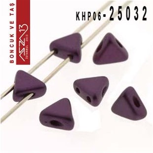 Kheops Par Puca 6 mm Pastel Bordeaux (Pastel Bordo) Boncuk (25032) / Paket İçeriği 65 Adet (9 Gr)