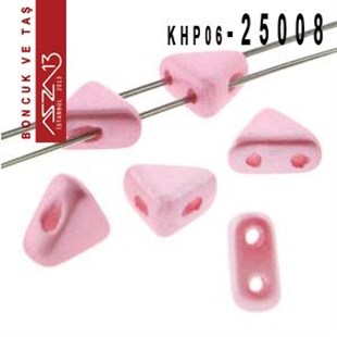 Kheops Par Puca 6 mm P. Pink (Pastel Pembe) Boncuk (25008) / Paket İçeriği 65 Adet (9 Gr)