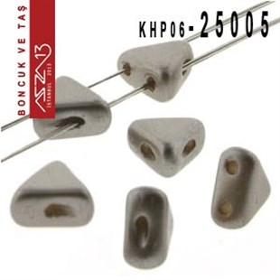 Kheops Par Puca 6 mm Pastel Light Brown Coco (Pastel A.Kahverengi) Boncuk (25005) / Paket İçeriği 65 Adet (9 Gr)