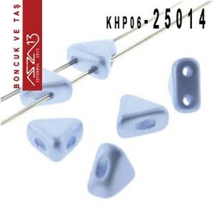 Kheops Par Puca 6 mm Pastel Light Sapphire (Pastel A. Safir) Boncuk (25014) / Paket İçeriği 65 Adet (9 Gr)