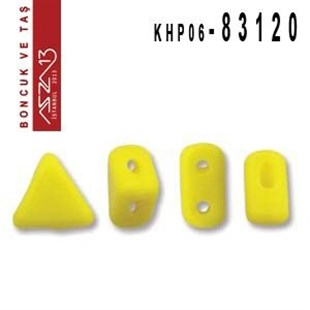 Kheops Par Puca 6 mm Opaque Jonquil (Opak Sarı) Boncuk (83120) / Paket İçeriği 65 Adet (9 Gr)